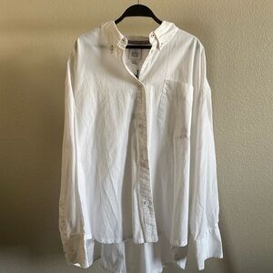 BDG Oversized Dad Button-Down Shirt